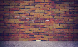 Imagem principal do post no blog a importancia do ato de ler, um livro segurando um muro de tijolos